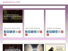 Tablet Screenshot of goodsonline.info